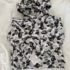 Kids Bathing Ape Camouflage Hoodie